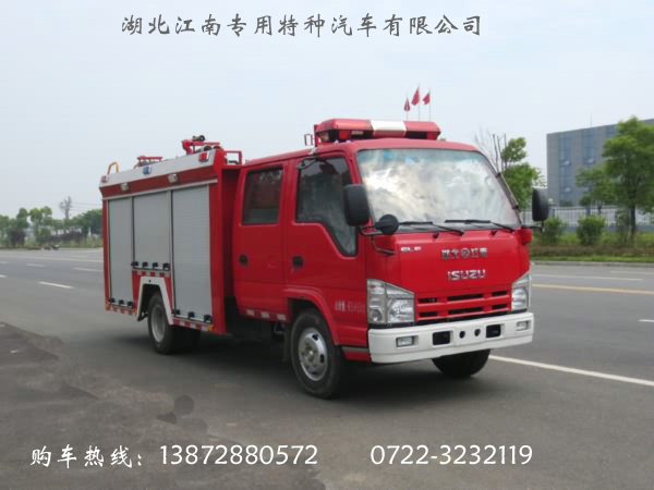 慶鈴2.5噸水罐消防車(國(guó)五)