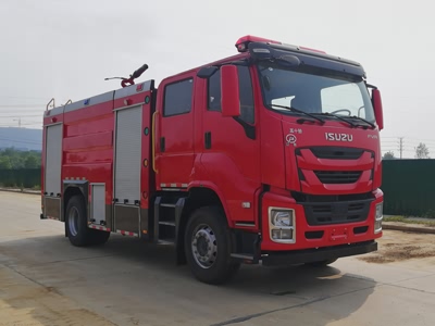 國六五十鈴6.5噸泡沫消防車