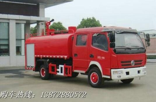 東風(fēng)雙排座5噸消防灑水車(國五)